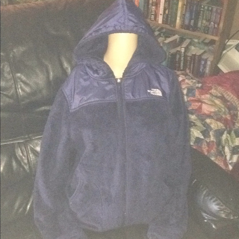 The North Face navy blue jacket